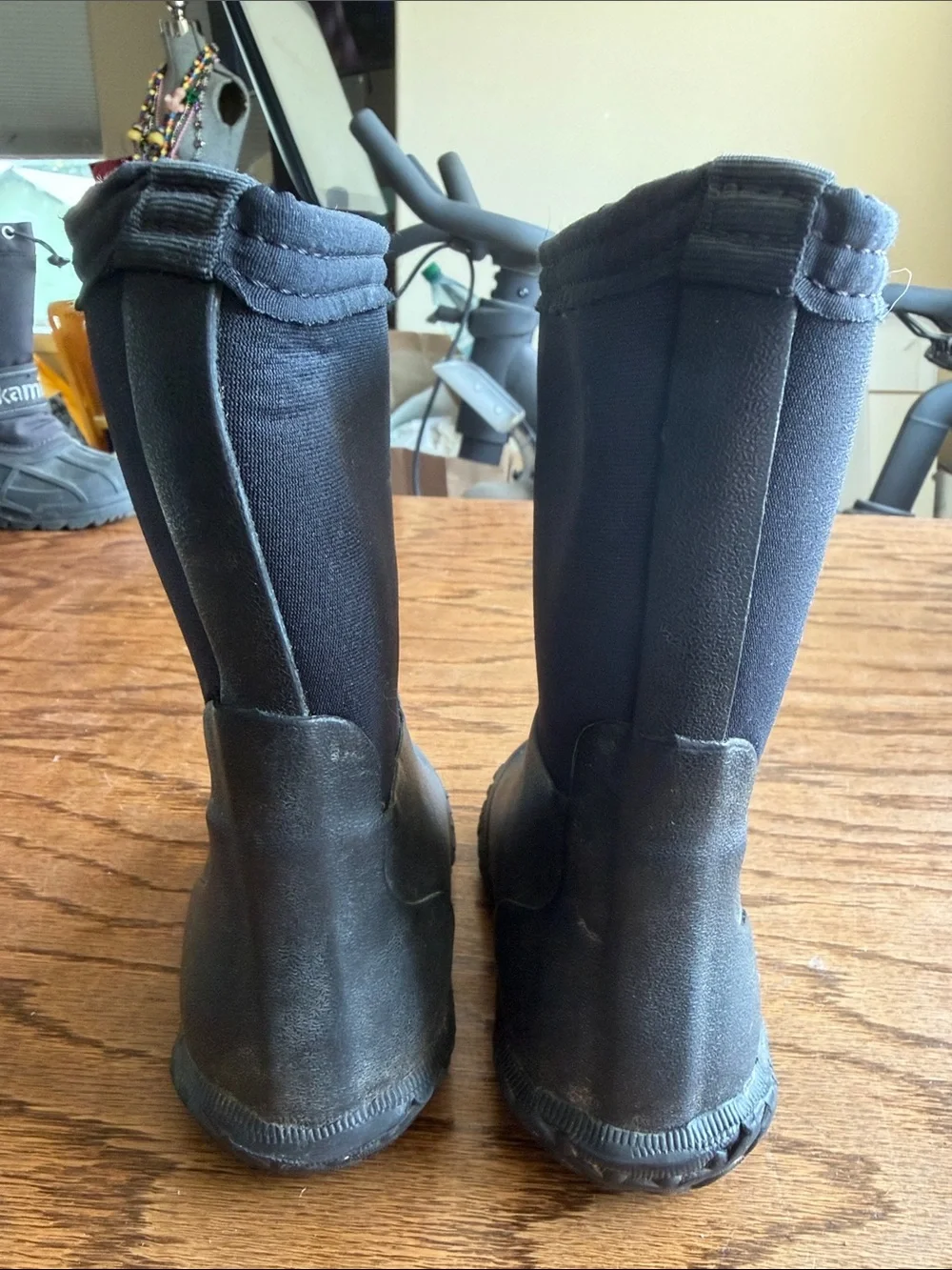 Bogs Kids Black Waterproof Rain & Snow Boots